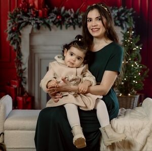 Baby Girl's Autumn/Winter Warm Fashionable Fluffy Collar Belted Mid-Length